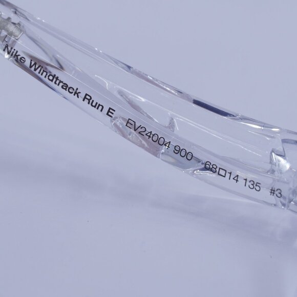 NIKE WINDTRACK RUN E EV24004 900 Sunglasses Transparent Geometric Frame - Picture 8 of 10
